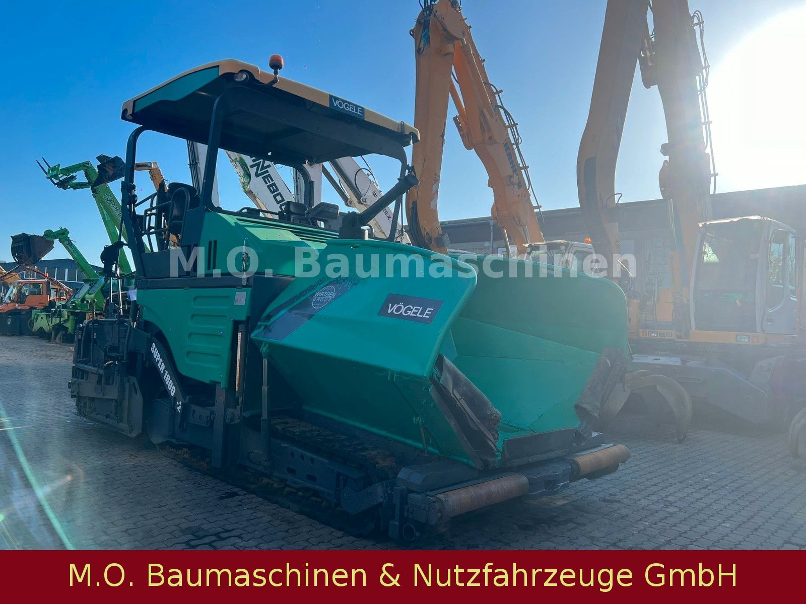 Fahrzeugabbildung Vögele Super 1800-2 / 2x Display / 2x Sensor /2x 50 cm/