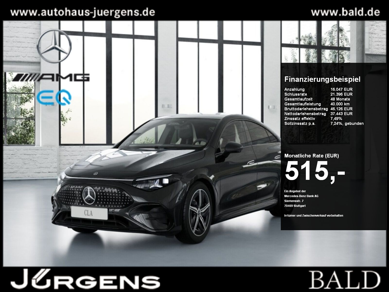 MERCEDES-BENZ CLA 250+ AMG-Sport/Pano/Night/Totw/Memo/HUD/18'