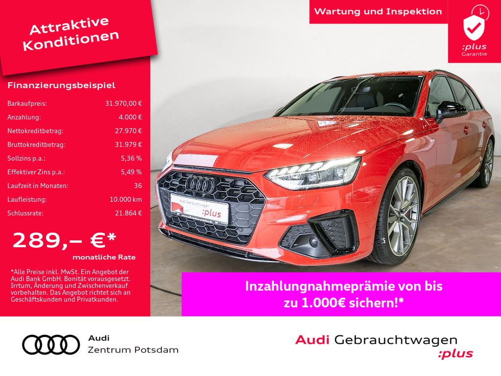 A4 Avant S line 40 TDI quattro MATRIX STANDHZ