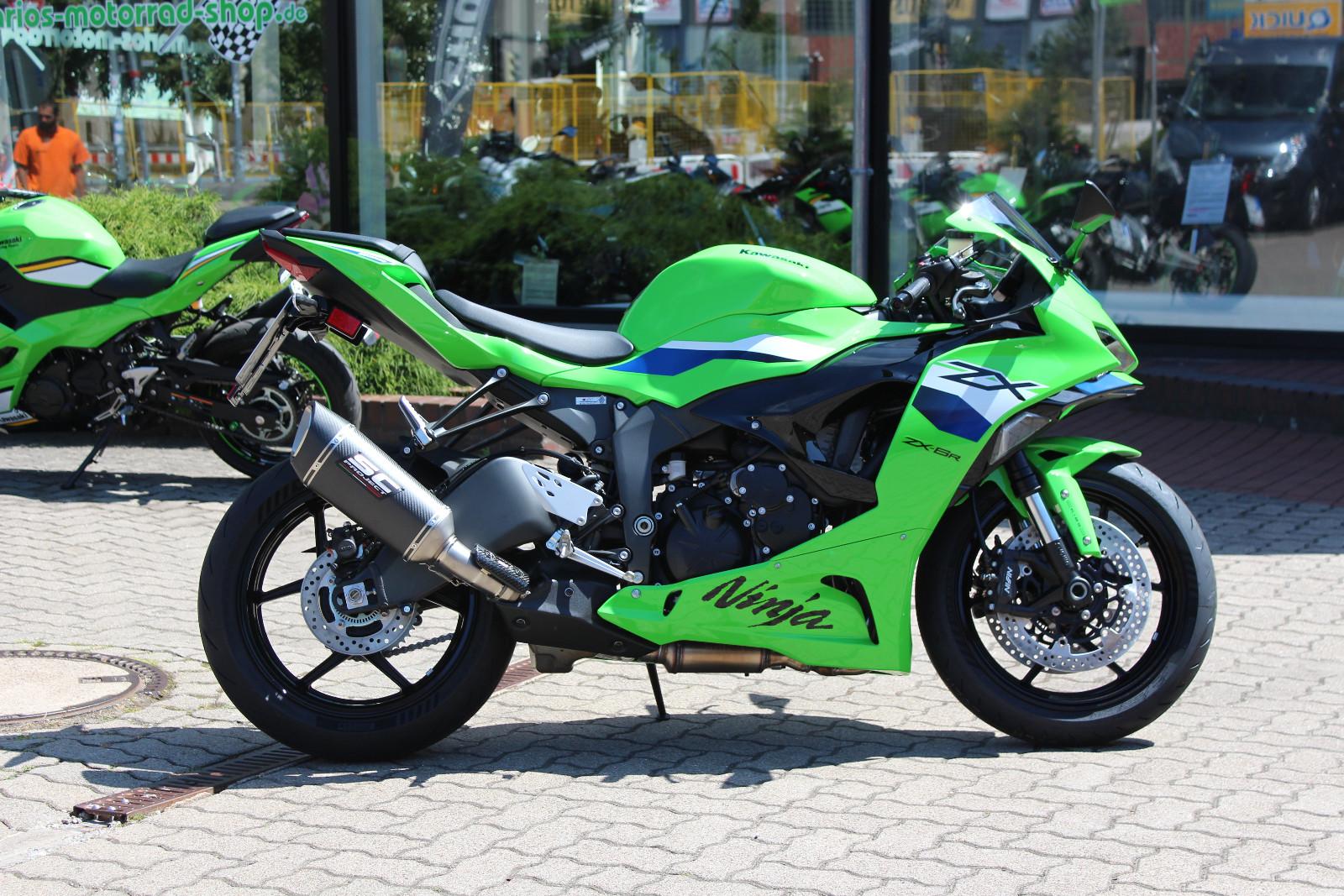 Kawasaki Ninja ZX-6R / SC-Project / kz. Heck ...