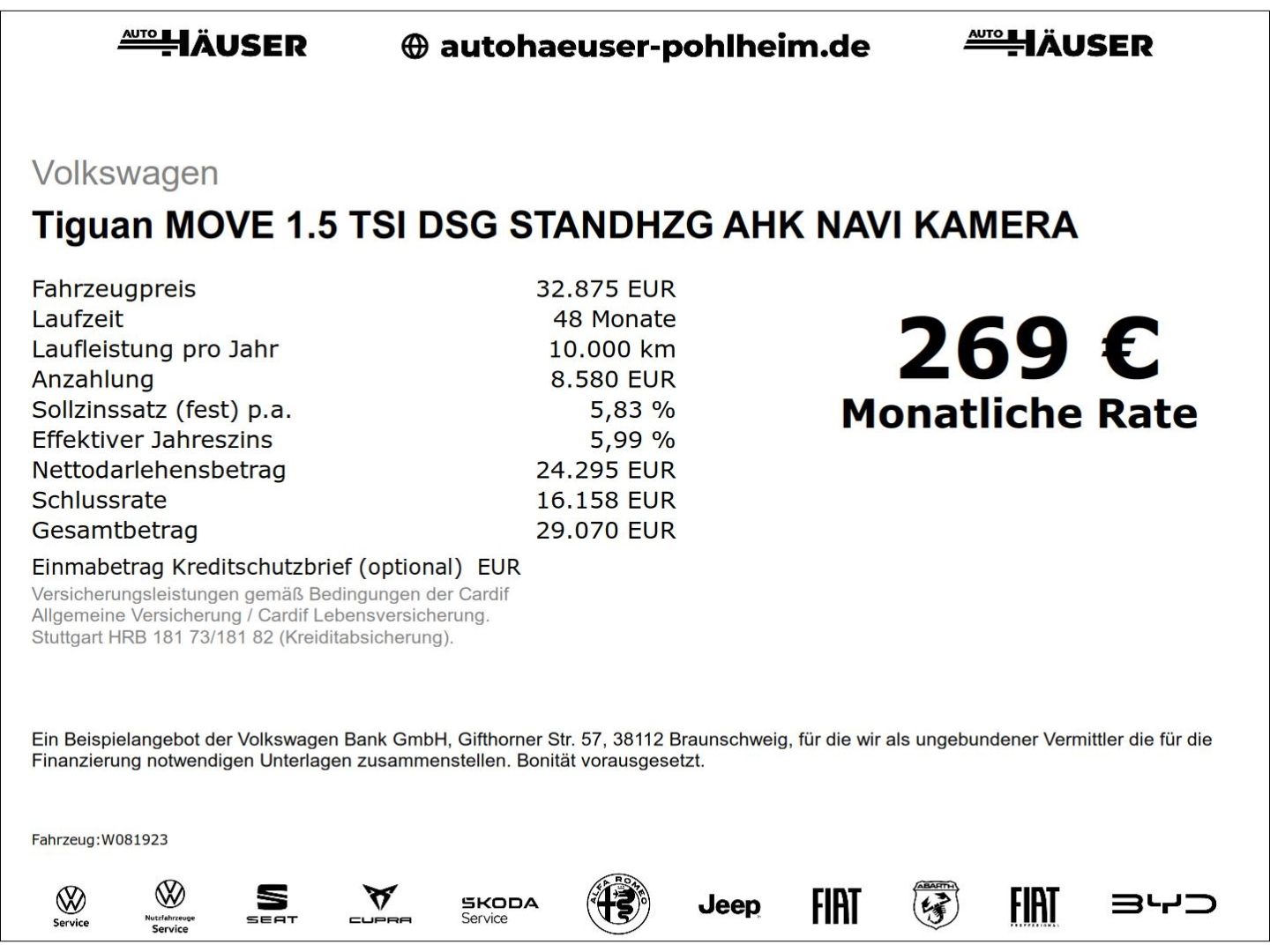 Volkswagen Tiguan MOVE 1.5 TSI DSG STANDHZG AHK NAVI KAMERA imagem 2