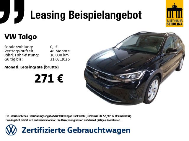 Taigo 1.5 TSI Goal DSG *ACC*R-CAM*App-Connect*