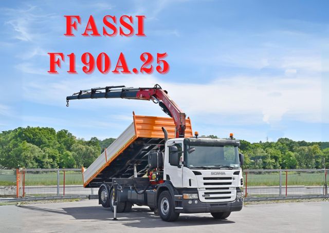 Scania P380 Kipper 5,10m *FASSI F190A.25