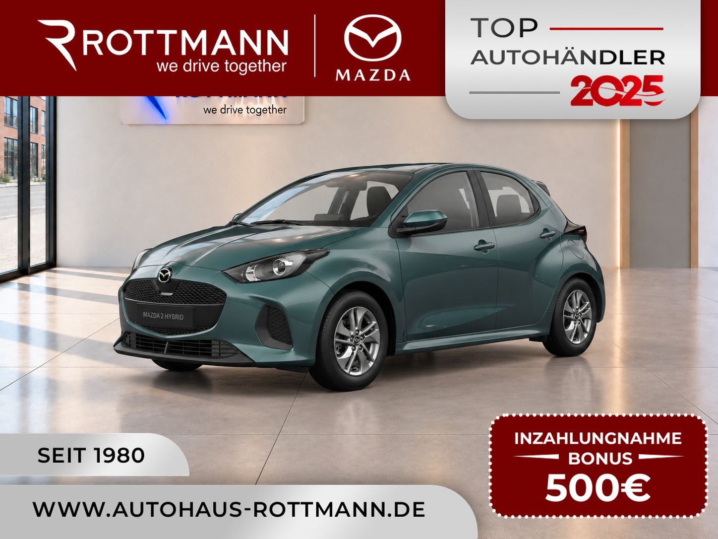 Mazda 2 Hybrid 2026 1.5L VVT-i 116PS Aut. PRIME-Line