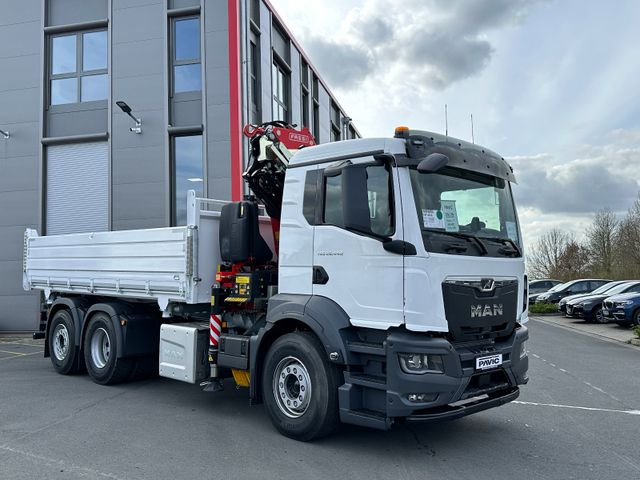 MAN TGS 26 440 6x2-4 BL Krankipper Fassi F195 LAGER!