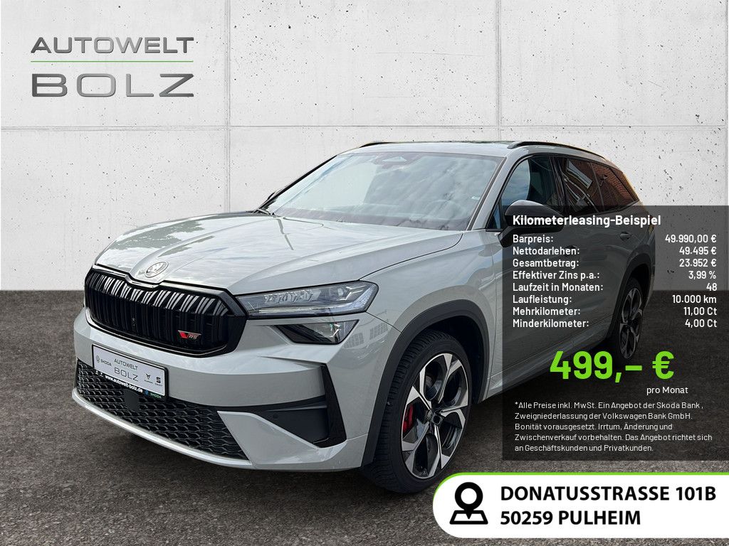 Skoda Kodiaq 2.0 TSI RS 4x4 NAVI MATRIX-LED AHK PANO