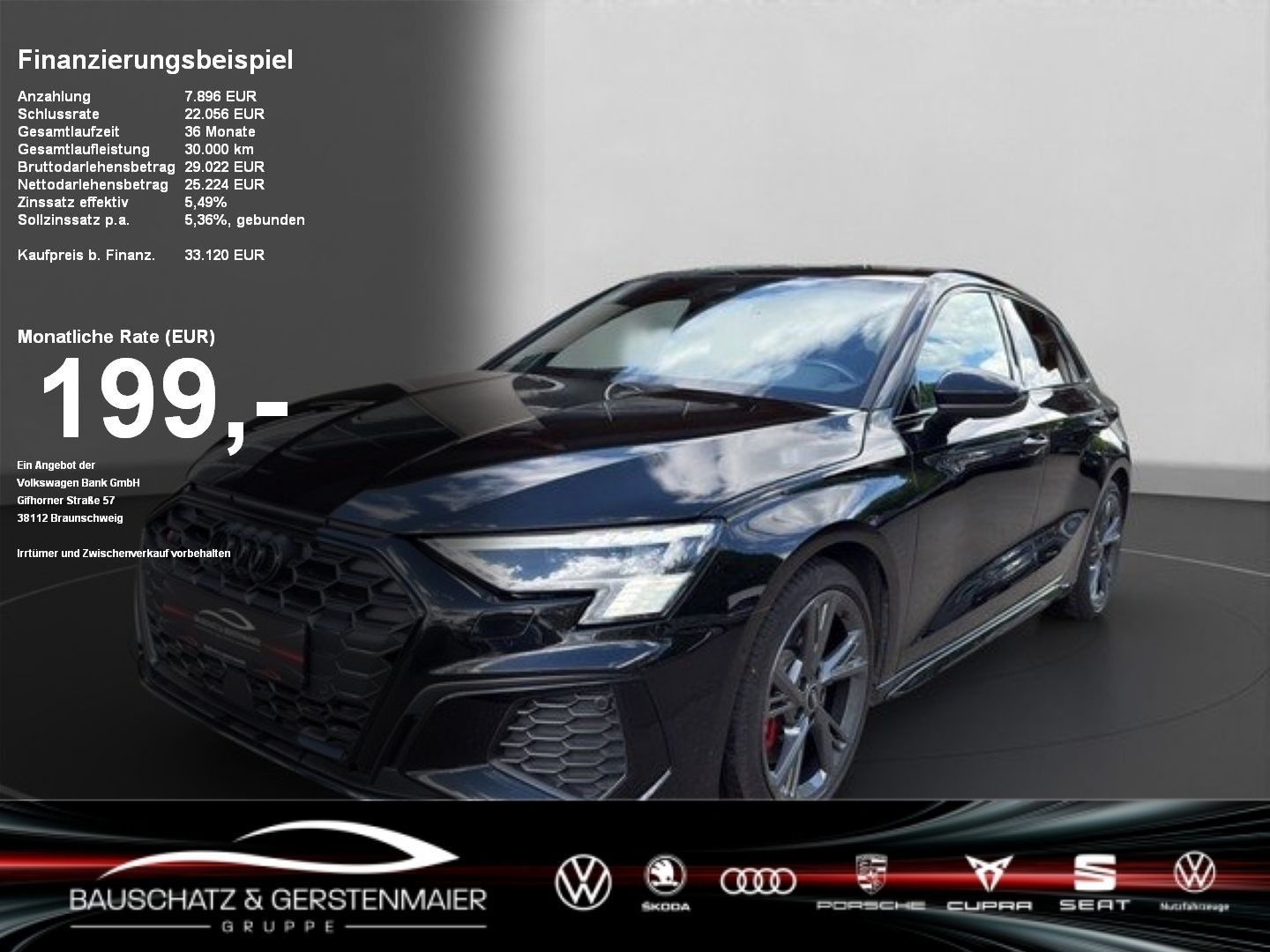 AUDI S3 Sportback 2.0 TFSI quattro *MATRIX*SOUND*RFK*