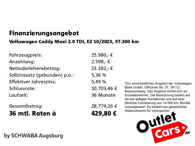 Volkswagen Caddy Maxi - Bild 4