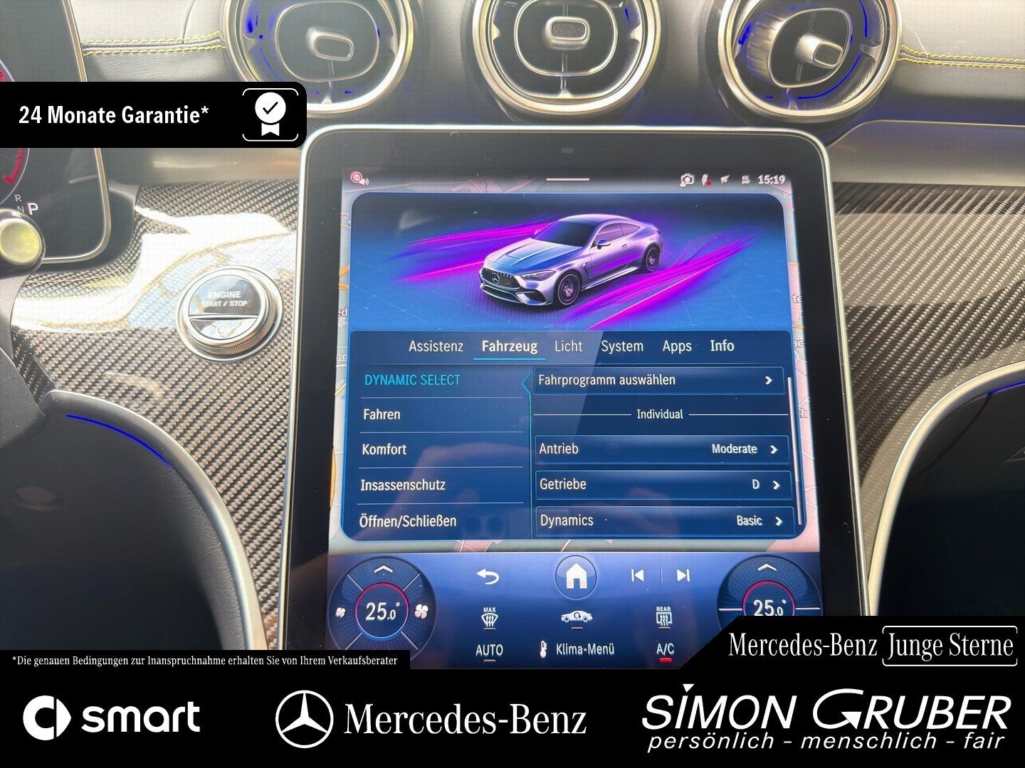 Fahrzeugabbildung Mercedes-Benz CLE 53 4M+ AMG Dyn+ RealSound Performance Sitze
