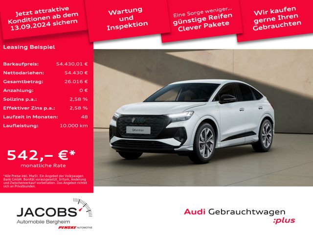 Audi Q4 e-tron Sportback 40 AHK/Matrix/Blackp. S line