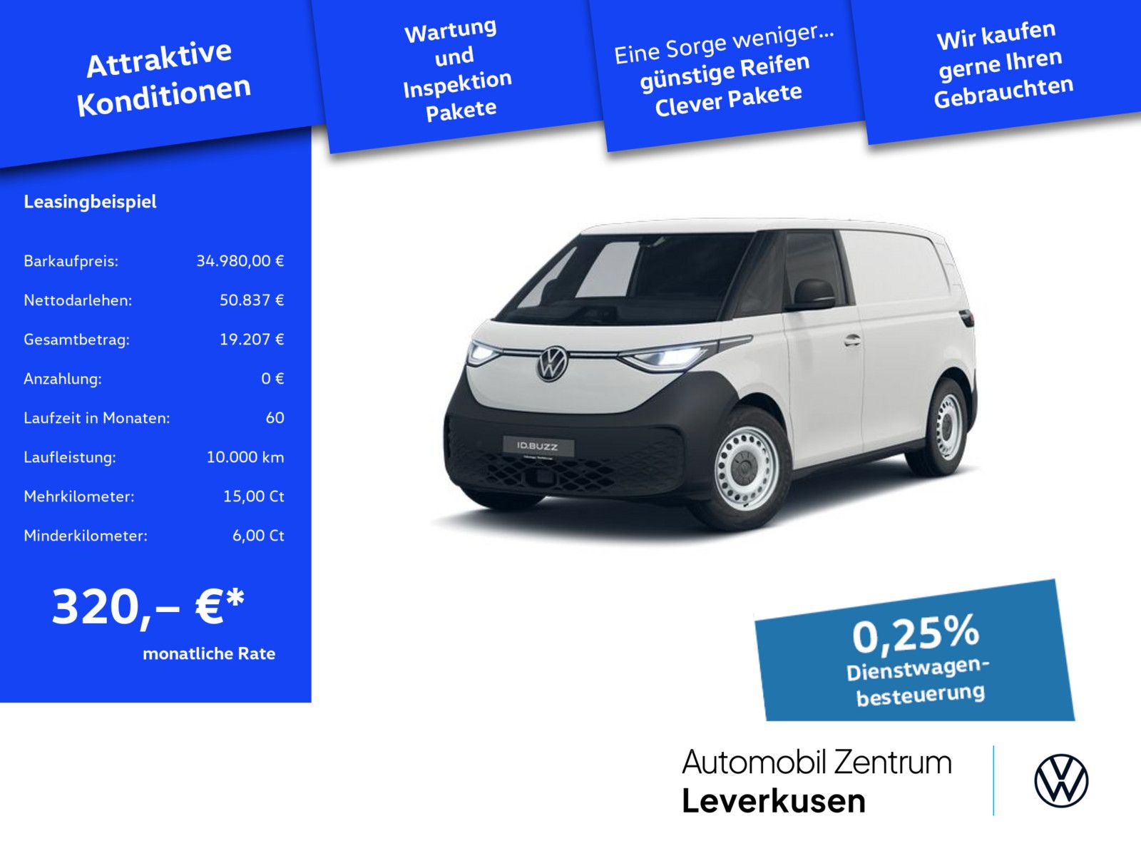 Volkswagen ID. Buzz Cargo LED APP KLIMA PDC