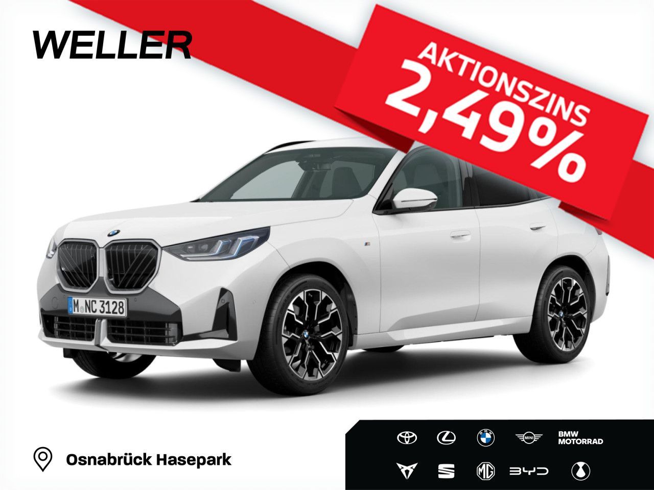 BMW X3 20 M SPORT St+Go AHK H/K RFK 20" Leas 439,-oA