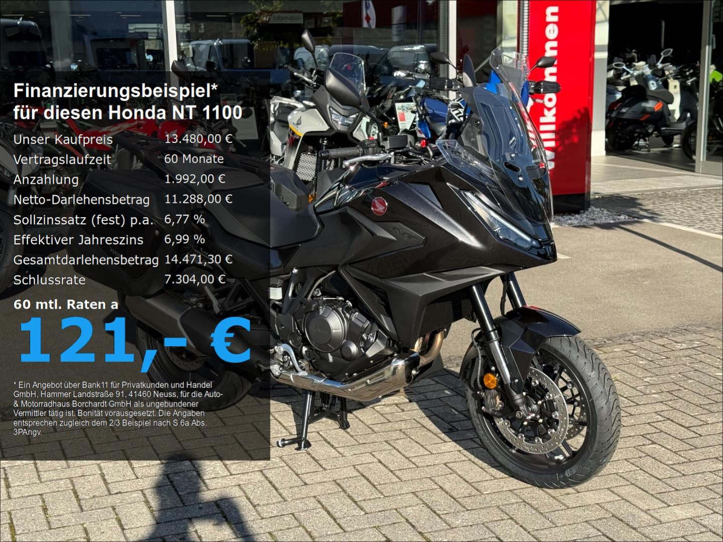 Honda NT 1100 *Sofort Verf.*6Jahre Garantie*Schwarz*10