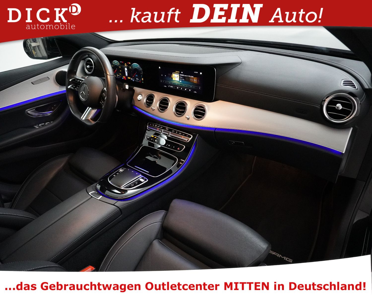 Fahrzeugabbildung Mercedes-Benz E300de 2X AMG Line PANO+STDHZ+WIDESC+360+MULTIBE