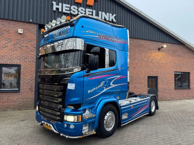 Scania R580 V8 Blue Stream Svempa 93/200 King, Retarder