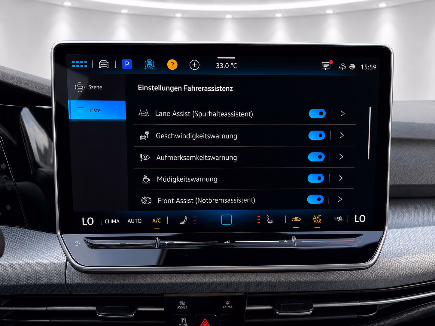 Volkswagen Golf ENERGY-KAME-VIRT-SHZ-KEYL-NAVI-LANE-CARPLAY, миниатюра 15