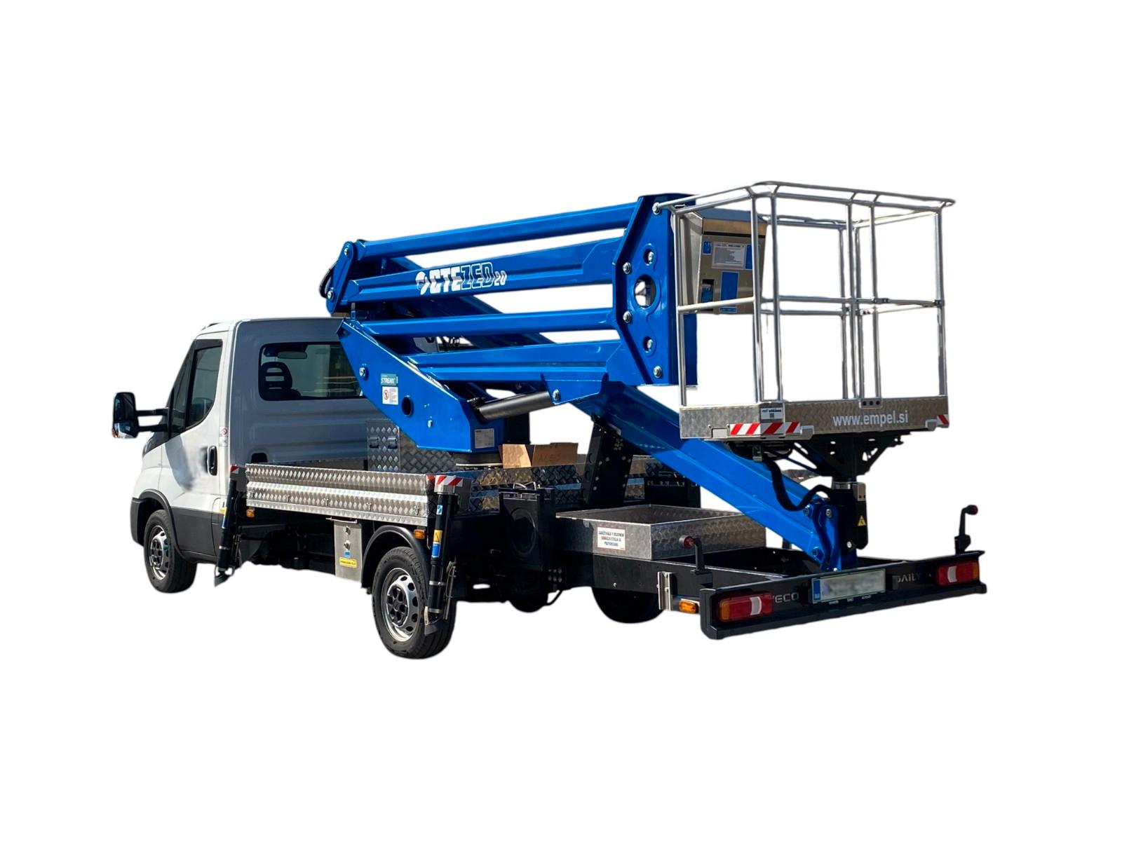 Iveco 35SH14 KRAN 20m CTE, Modell ZED 20.4 HN