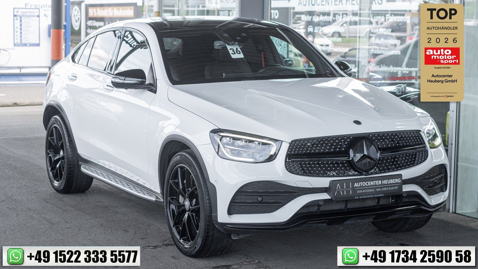 Mercedes-Benz GLC 220 d AMG4MATIC COUPE NIGHT*ACC*360°*HUD*AHK