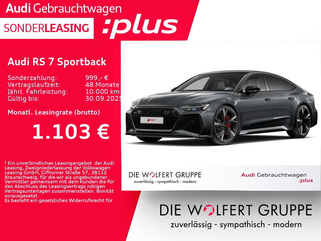 Audi RS 7 Sportback LUFT*280KM/H*PANO*ACC*360°