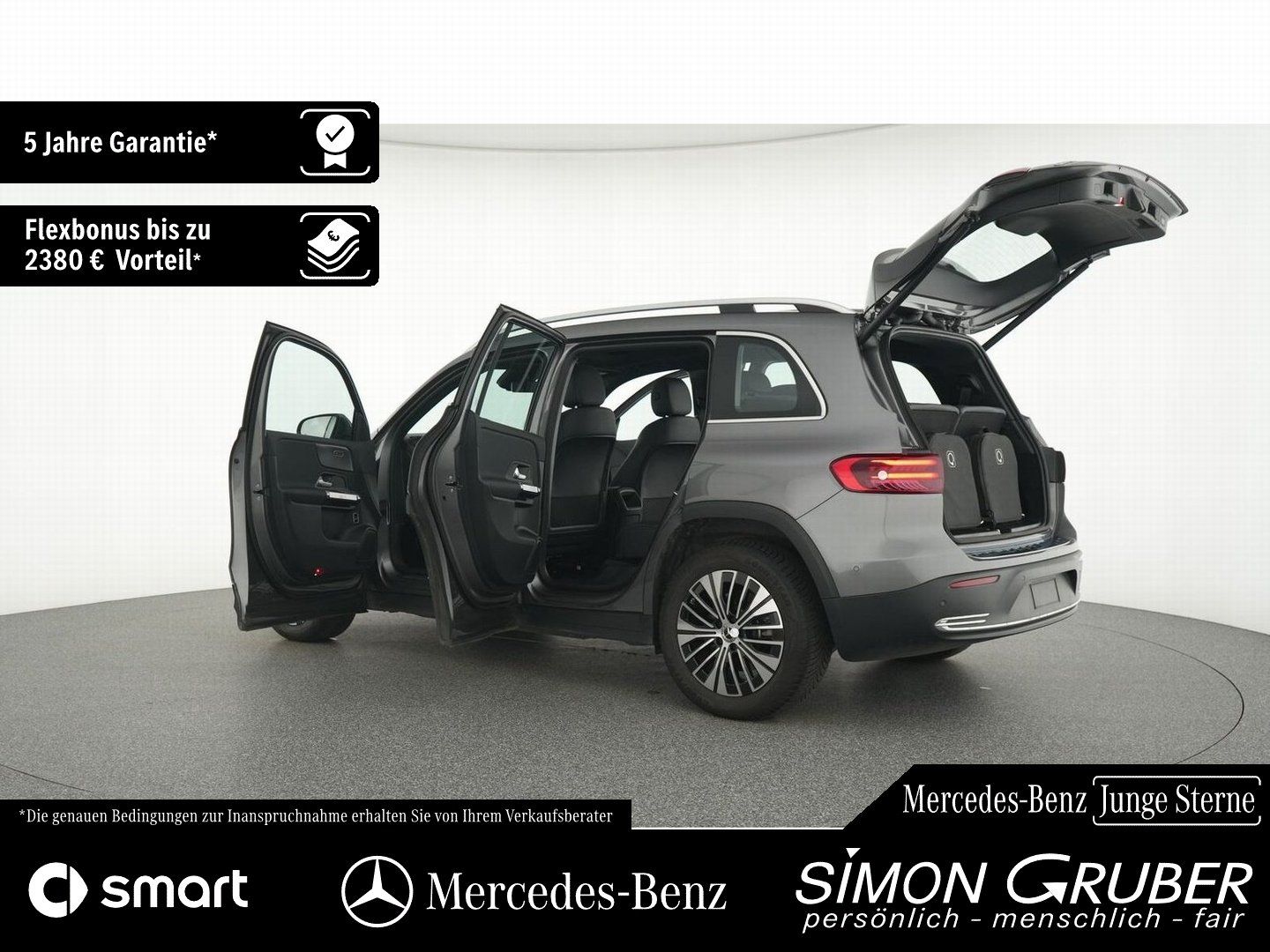 Fahrzeugabbildung Mercedes-Benz EQB 250+ Progressive Adv. Pano Kamera Amb 7Sitze