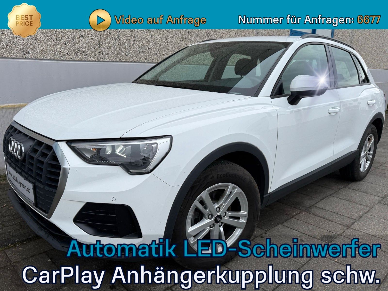 AUDI Q3 35 TDI S tronic LED AHK CarPlay SHZ Tempomat