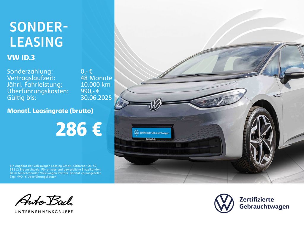 Volkswagen ID.3 Pro Performance Life Automatik, Navi, LED,