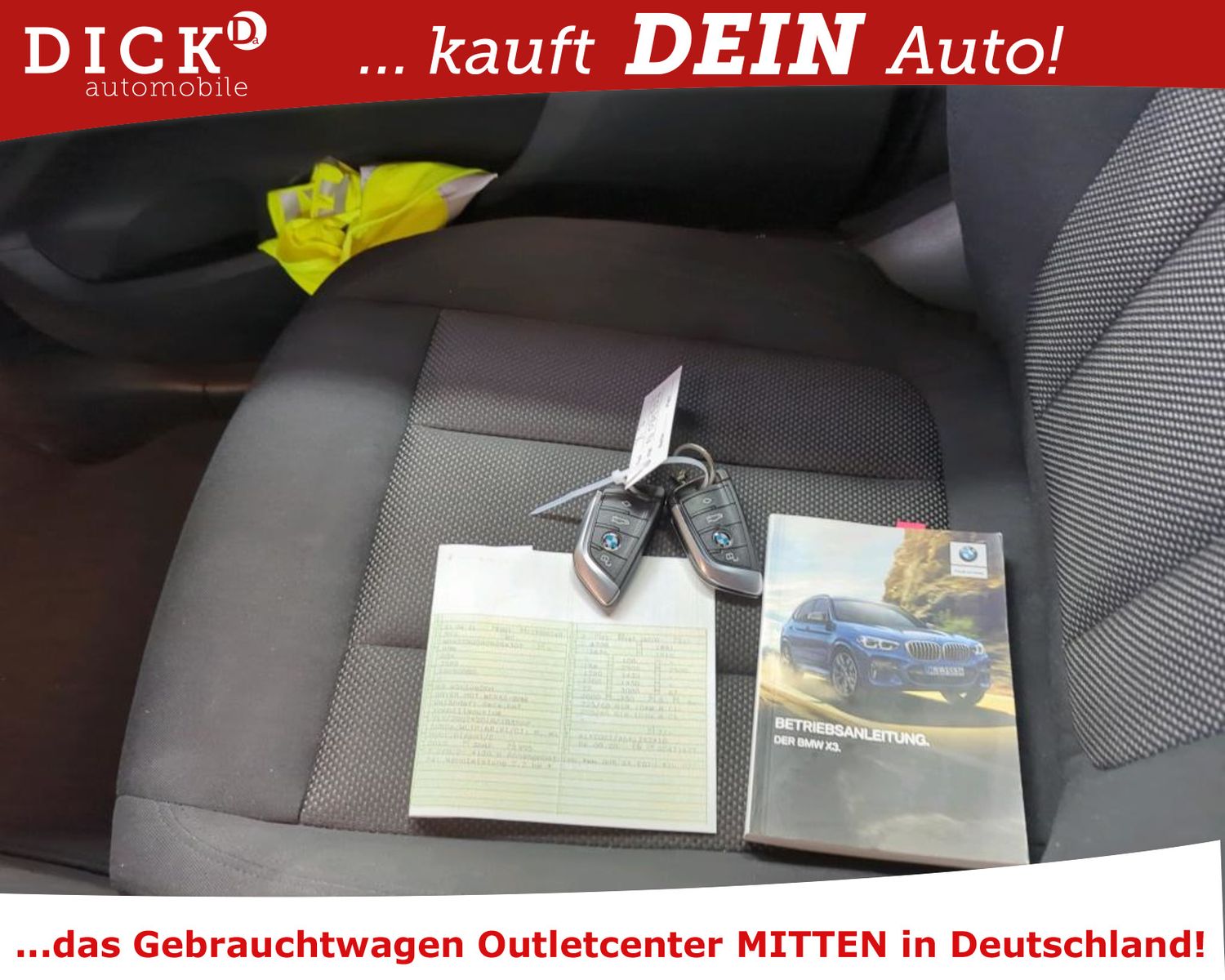 Fahrzeugabbildung BMW X3 xDr. Aut LED/NAVI/SHZ/DAB/PDC/8Fa