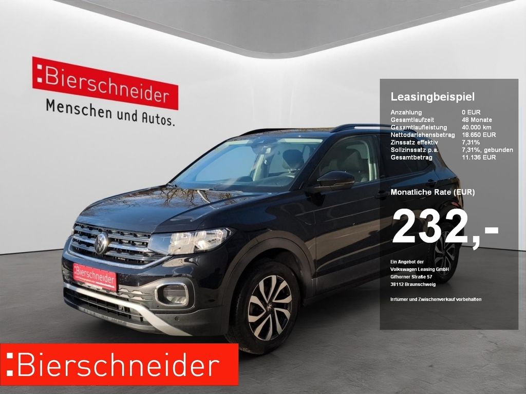 Volkswagen T-Cross 1.0 TSI Active NAVI AHK 16 KAMERA ACC SH
