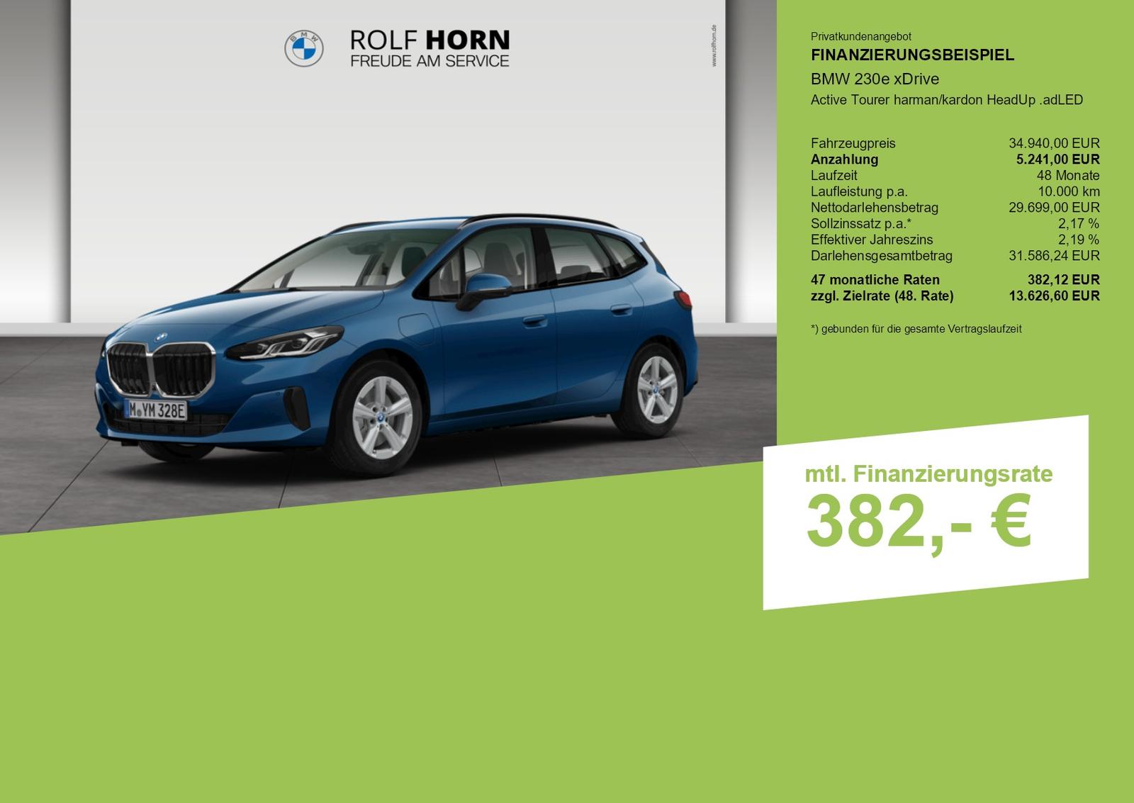 BMW 230e xDrive Active Tourer harman/kardon HeadUp .