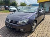 Volkswagen Golf VI Cabriolet+Tempomat+Parkhilfe+Nav+Tüv neu - mit Benzin-Antrieb: Violett, Cabrio