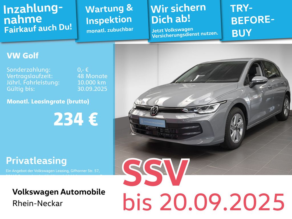 Volkswagen Golf VIII 1.5 TSI Life GAR2029 App-Connect PDC L