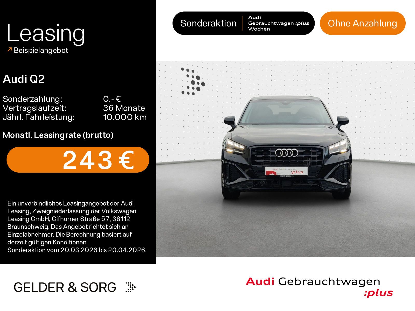 Audi Q2 30 TFSI S line GRA*Matrix*AHK*CarPlay*virtual