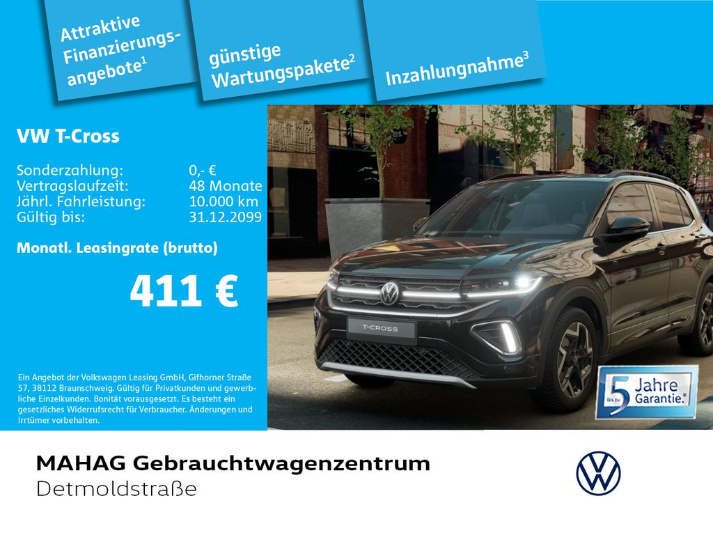 T-Cross 1.5 TSI R-Line Navi IQ.LIGHT DigCockpitP