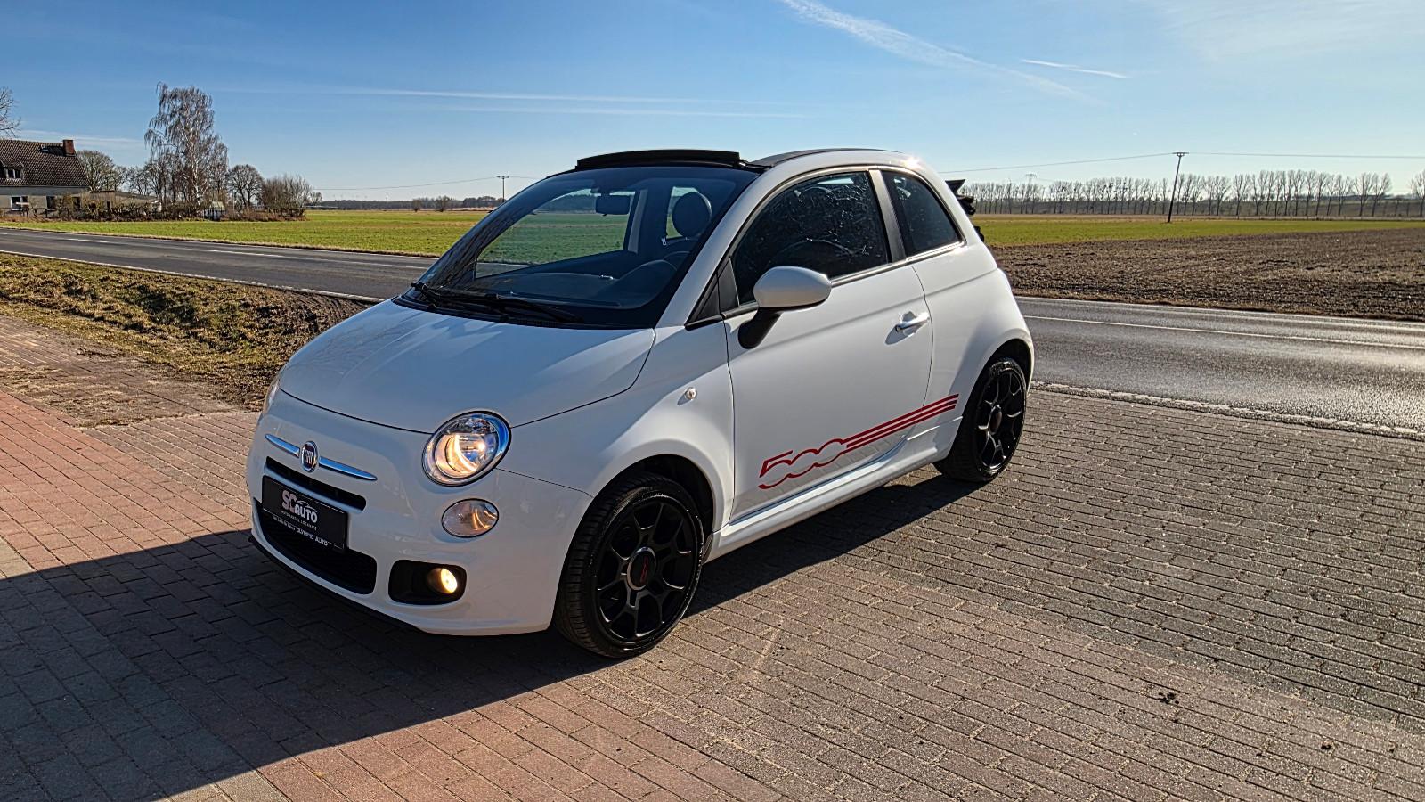 Fiat 500S Cabrio Leder Digital TÜV Neu&Inspek. 106Tkm