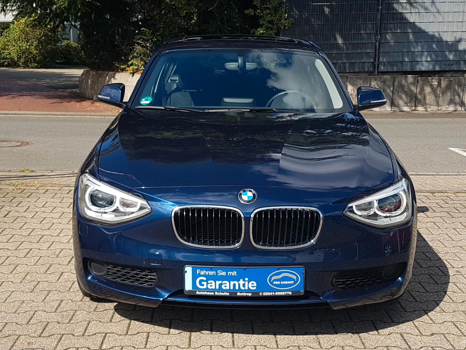 BMW 116i Automatik 1.Hand eGlasdach Navi Sitzheizg.