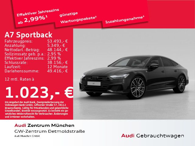 Audi A7 Sportback 55 TFSI qu. S tronic S line StdHzg/