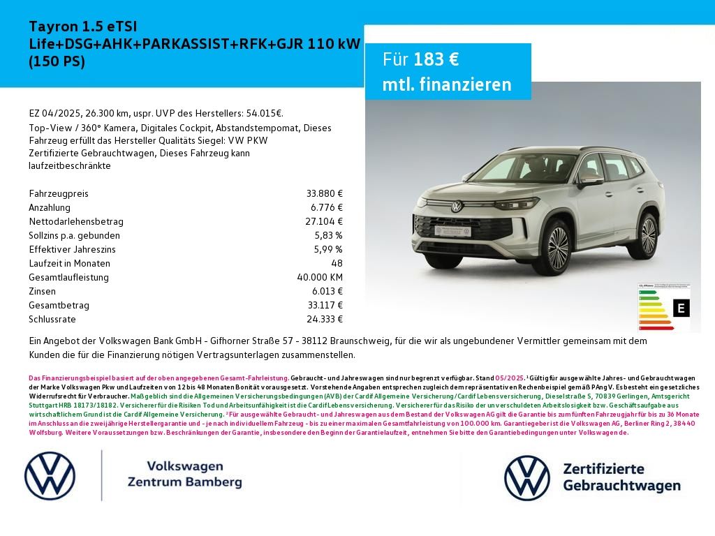 Image of Volkswagen Tayron
