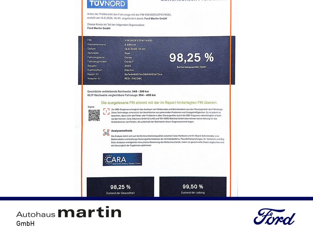 Fahrzeugabbildung Opel Corsa F e GS Line SHZ KAMERA NAVI ACC MATRIX-LED