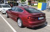 Audi A5 2.0 TFSI S tronic quattro Sportback, Topzust. - Audi A5: Rot, Sportback