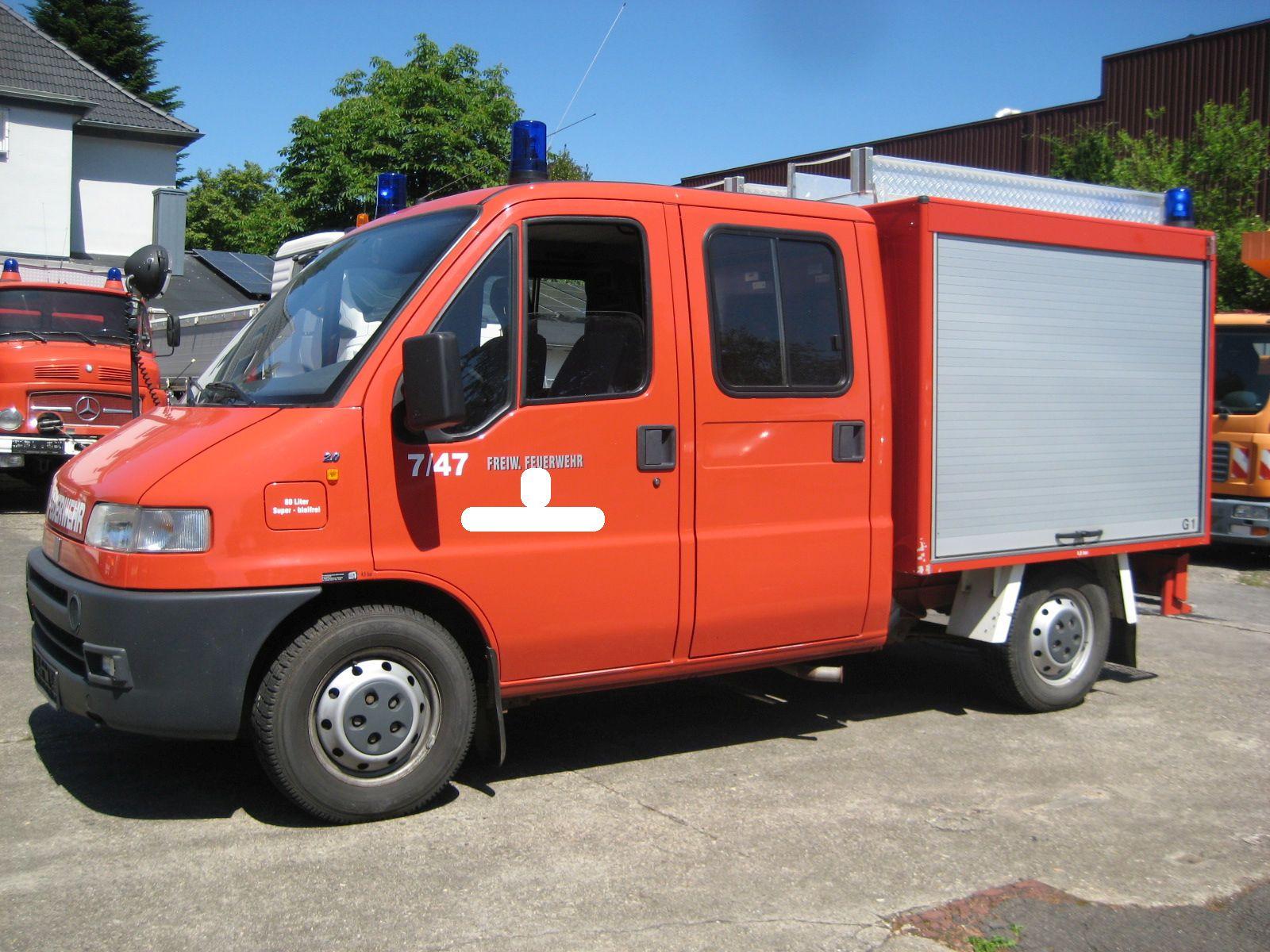 Fiat Ducato 2,0 Feuerwehr TSF / 6-Sitzer / 14.800 KM