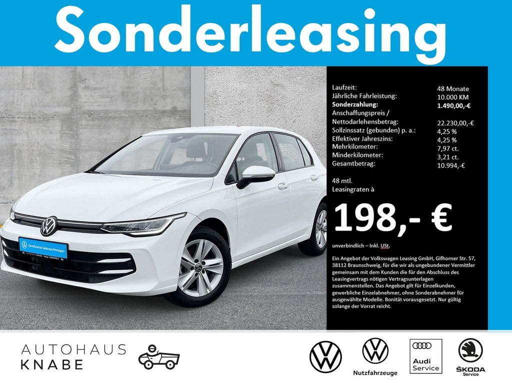 Volkswagen Golf VIII 1.5 TSI Life NEUES MODELL NAVI AHK