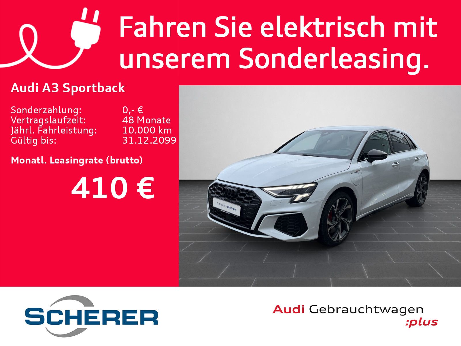 Audi A3 Sportback 45 TFSIe S line S tronic NAVI SHZ A