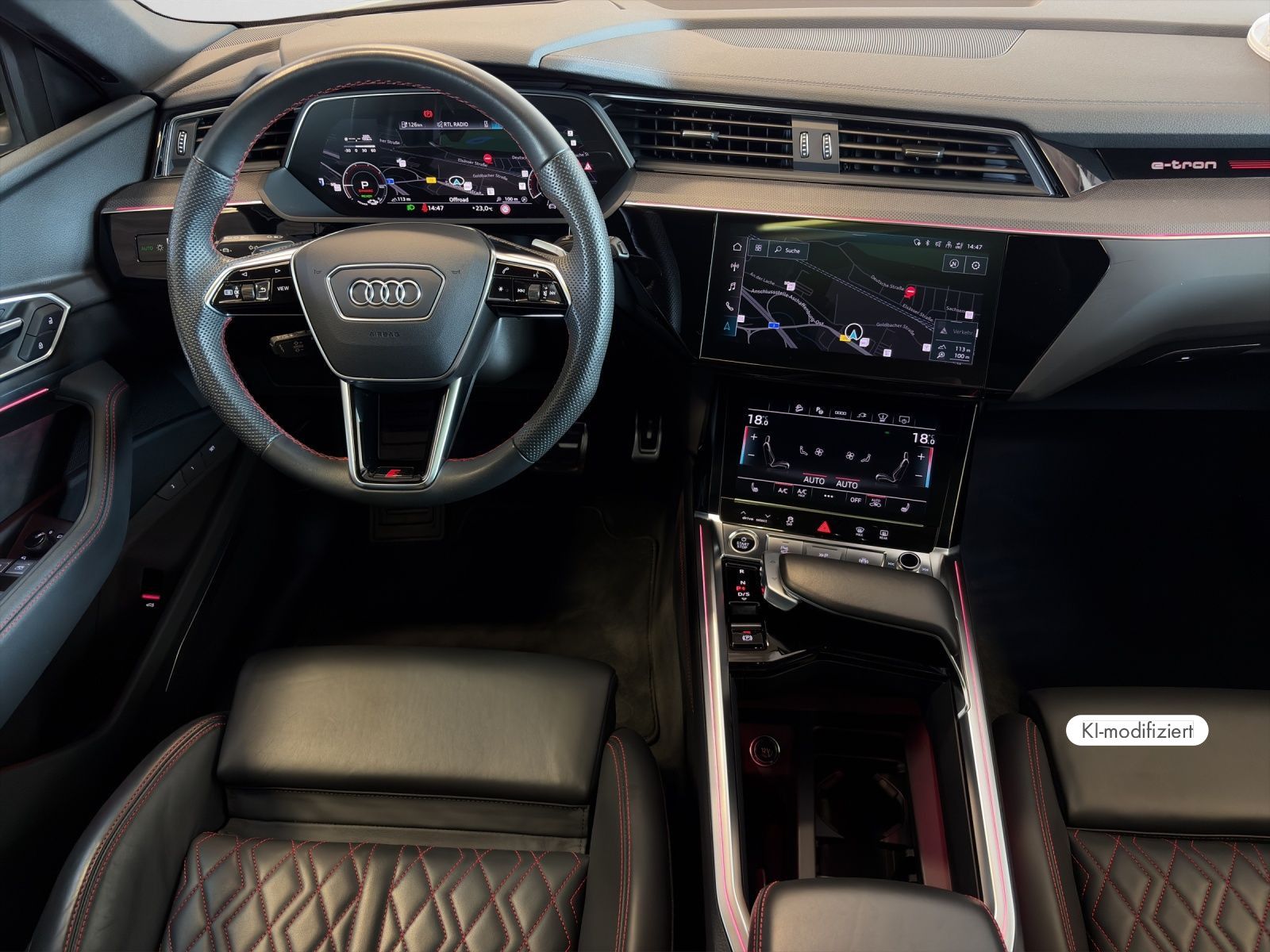 Audi Q8 e-tron edition S line 55 quat *Matrix*360*AHK imagem 3