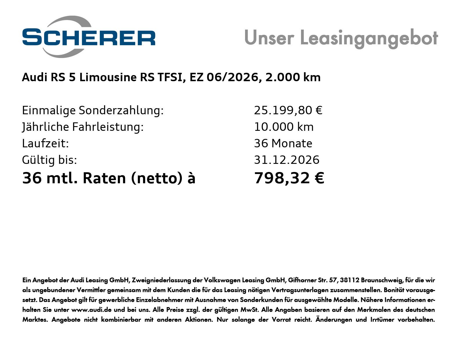 Audi RS5 Limousine Int.-Designpaket RS Diamantsilber  imagem 3