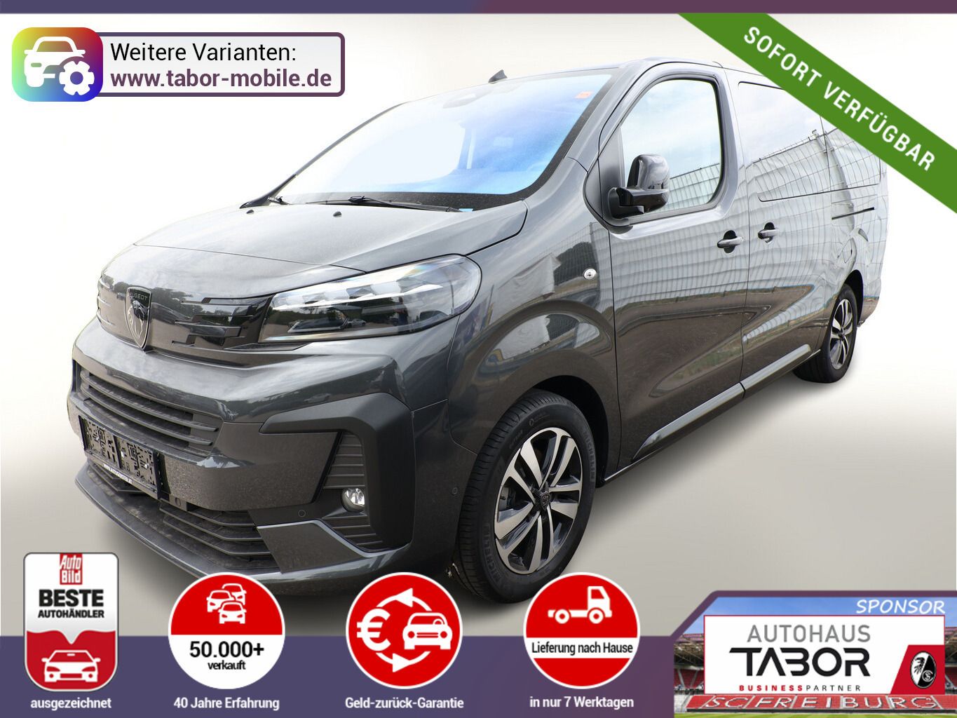 Peugeot Traveller L3 Allure Pano Kam Nav Leder SHZ Massa