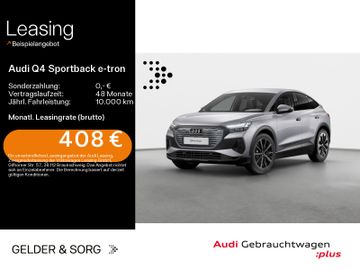 Audi Leasingangebot: Audi Q4 Sportback 40 e-tron 406km/WLTP*HuD*ACC*Matrix