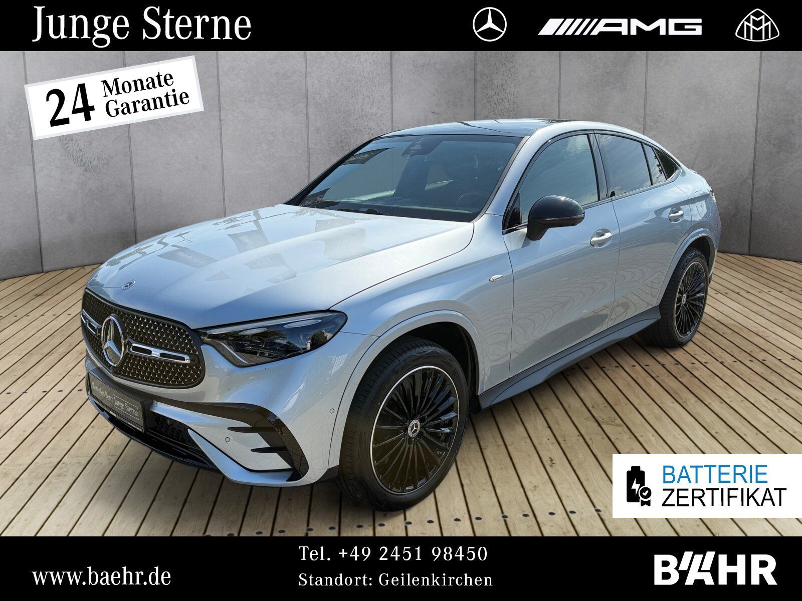 Mercedes-Benz GLC 300 de 4M Coupé AMG Night Pano AHK Burmester foto 1