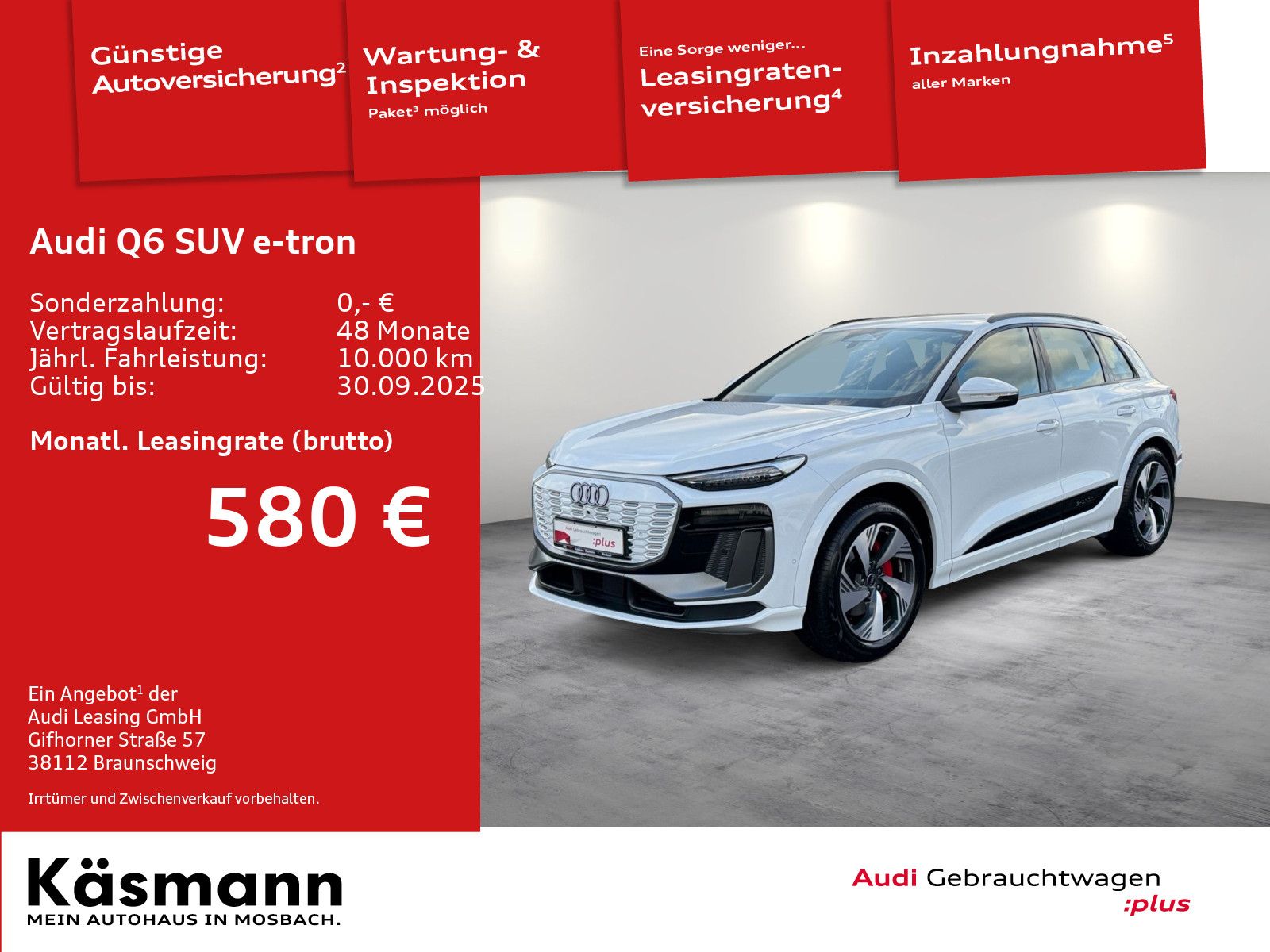 Audi Q6 e-tron quattro 2x S line 360° MATRIX TECH PLU