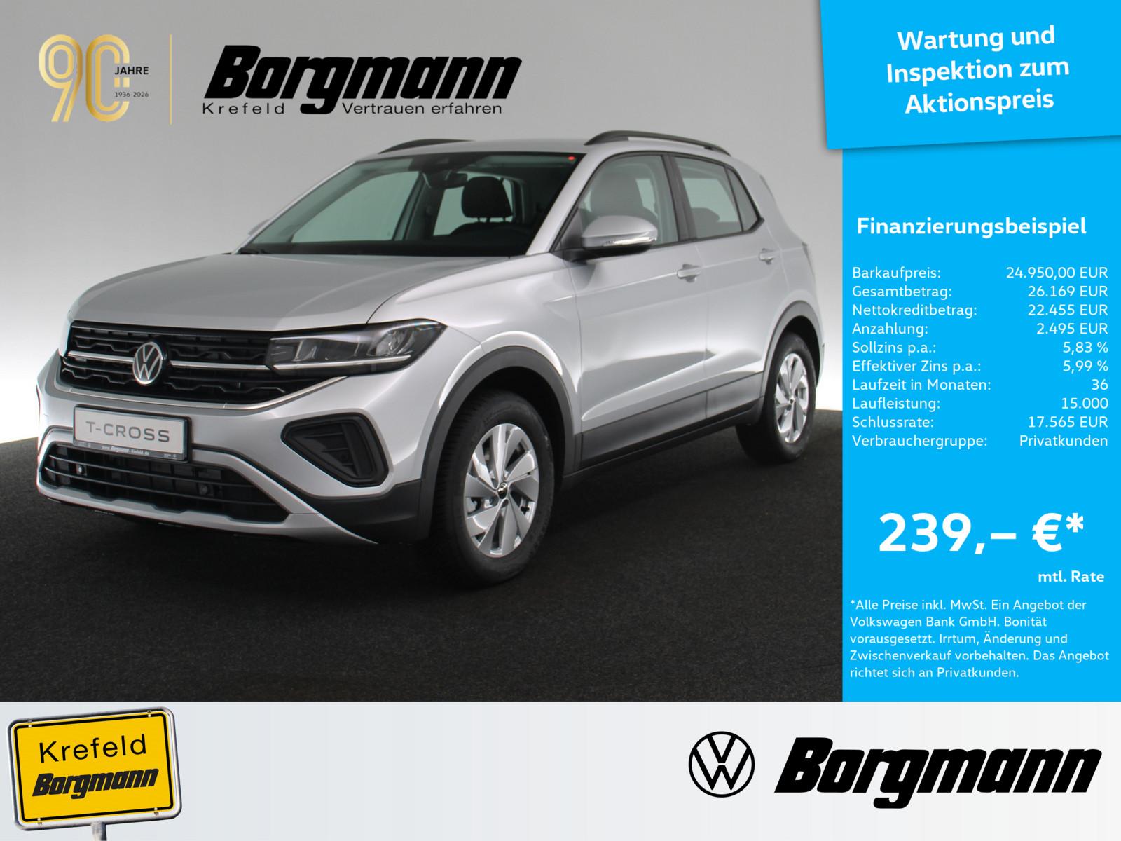 Volkswagen T-Cross 1.0 TSI Life ACC NAVI KAMERA PDC KLIMA
