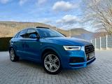 Audi Q3 2.0 TFSI quattro S tronic 2x S line AHK-Pano - Audi Q3: Blau, Alcantara